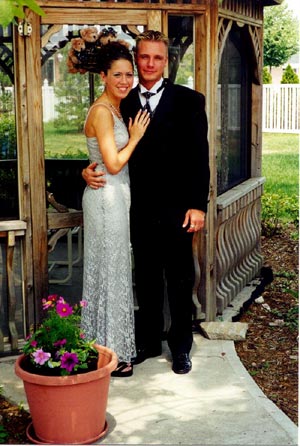 Adam Kavelman with his girlfriend Lori